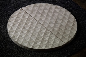Poignée/inserts pour portes en MDF peintes