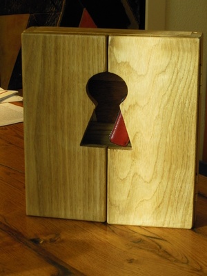 Boîte à clefs en chêne