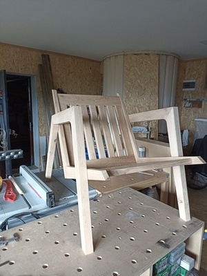 Fauteuil "mid century"