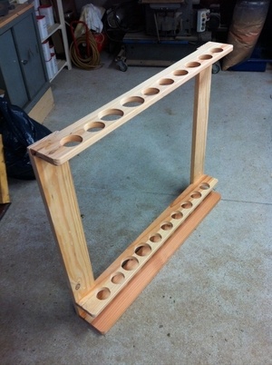 Support à canne a pêche