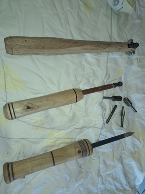 Mes outils a texturer maison (tournage)