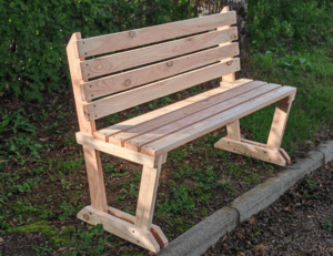 Banc de jardin sans accoudoirs