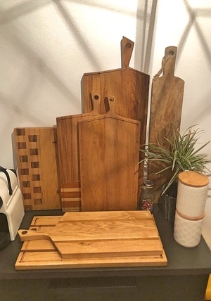 Serie de planche à découper artisanal