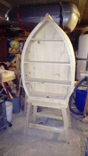 Bibliothèque en palette