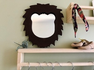 Miroir pour enfant "Tête de Lion"