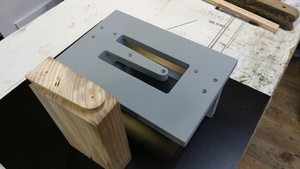 Gabarit pour queue d'aronde sur poutre