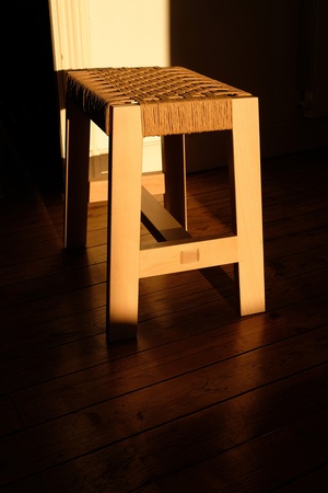 Banc et tressage en corde danoise