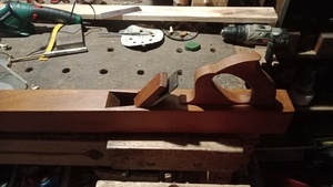 Recollage poignée et semelle rabot Goldenberg