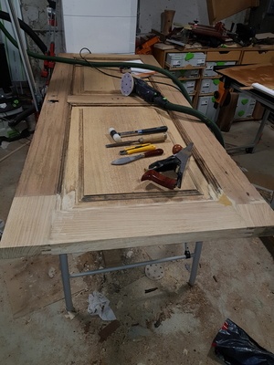 Premiere partie restauration portail