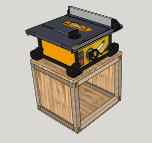 Meuble scie sur table