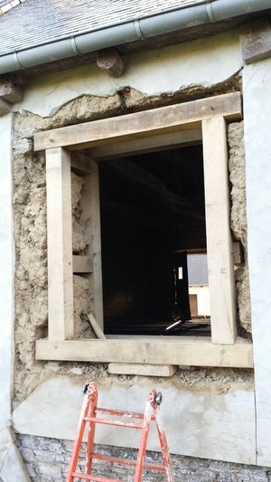 Double carrée de chêne