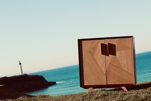 Cabinet à alcool rétro