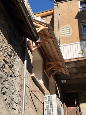 Fabrication et pose d’une marquise