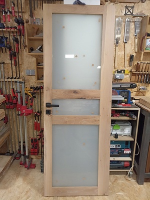 Porte vitrée en Chêne n°5