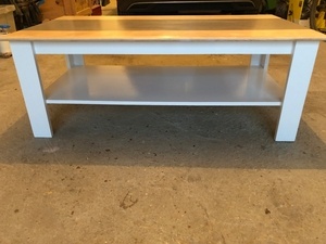 Table basse frêne et Valchromat