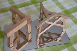 Croix St André sur pietement