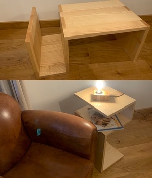 Table réversible...