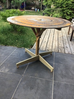 Piétement table de jardin