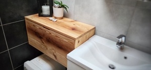 Meuble salle de bain suspendu