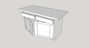 Un caisson d'atelier pour rangement