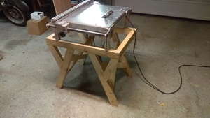 Support pour ma scie sous table DIY