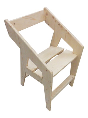 Fauteuil en 3 plis épicéa