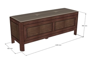 Banc coffre à chaussures