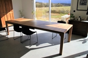 Table à rallonge bout de table