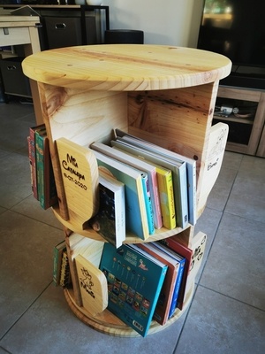 Bibliothèque tournante