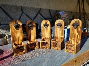 Décapsuleur bois et grillage