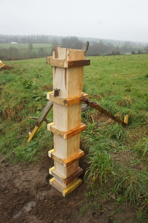 Coffrage de poteau béton