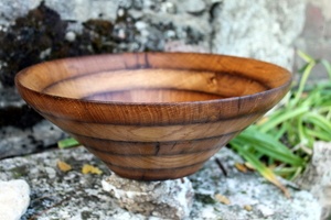 Saladier en bois tourné
