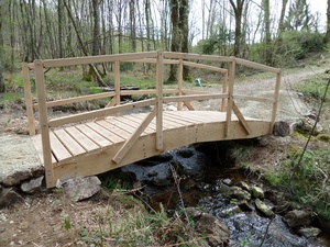 Passerelle forestière