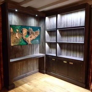 Bibliothèque merisier