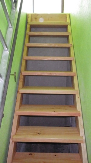 Une échelle meunière toute simple et récupération de l'ancienne