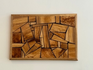 Cadre en bois d'olivier