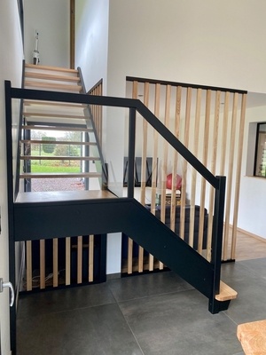 Escalier 1/4 tournant