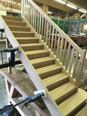 Maquette escalier droit