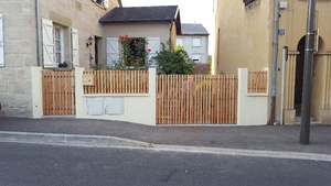 Portail rambarde portillon