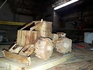 Wooden Skidder jd 640E