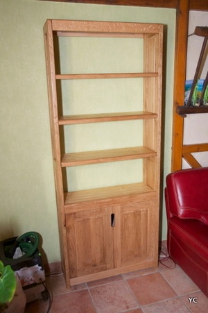 Bibliothèque en chêne