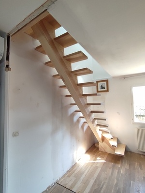 Escalier limon central