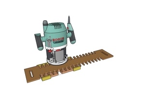 Gabarit pour peigne à queue d'aronde avec table de calcul des paramètres
