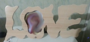 Cadre photo chantourné