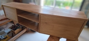 Meuble TV  en tablette chêne