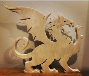 Dragon Déco en Bois, fait main en chantournage