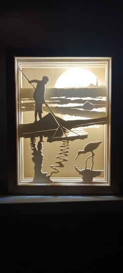 Light Box Les Marais Salants dans l'île de ré