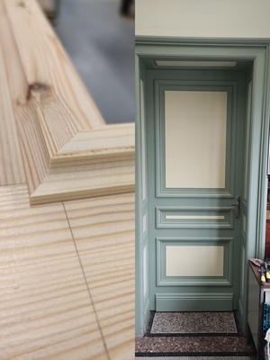 Porte intérieur moulure grand cadre / bâtiment Ancien peut-être classé