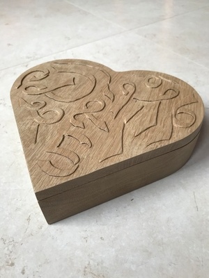 Coeur boite à bijoux