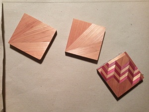 Premier test marqueterie de paille